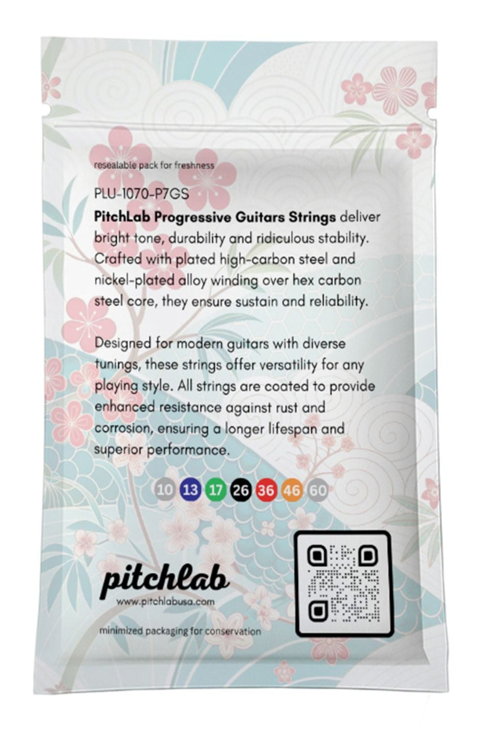 Pitchlab Progressive 10-60 Guitar String Pack